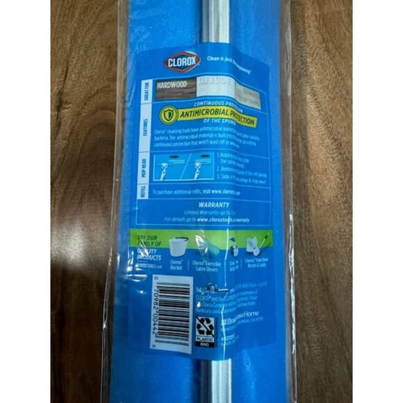 Clorox EZ Roller Mop Refill Antimicrobial for Hardwood Tile Vinyl- NEW - Picture 4 of 4